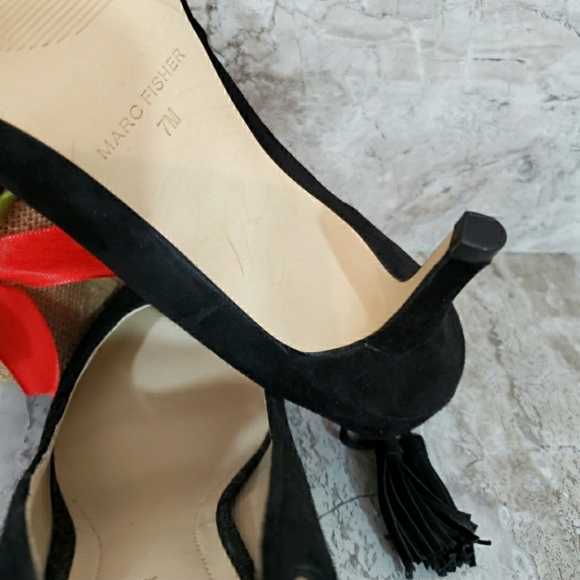 Marc Fisher Teagin Suede Tassel pumps - Picture 8 of 8